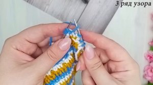 Носки на двух спицах . Носки одним полотном. Мастер класс для новичков.