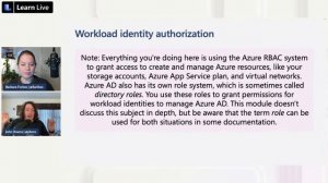 Learn Live - Authenticate your Azure deployment workflow by using workload identities