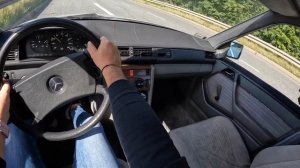 ТЕСТ ДРАЙВ 36 ЛЕТНЕГО МЕРСЕДЕС В124 дизель/ОБЗОР/РЕТРО/ВОЖДЕНИЕ ОТ ПЕРВОГО ЛИЦА