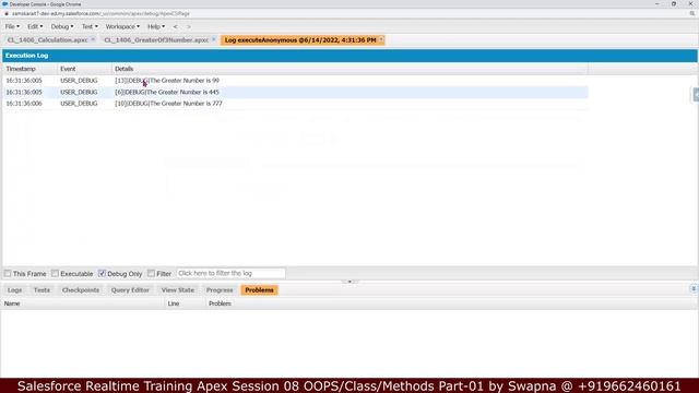 Salesforce Apex | OOPS Concept | Class | Method | Apex Programs | Gr of 3 Number | Sum of Odd Even смотреть онлайн