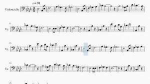 Cello Sheet Music: How to play Open Title (25th Hour) by Terence Blanchard