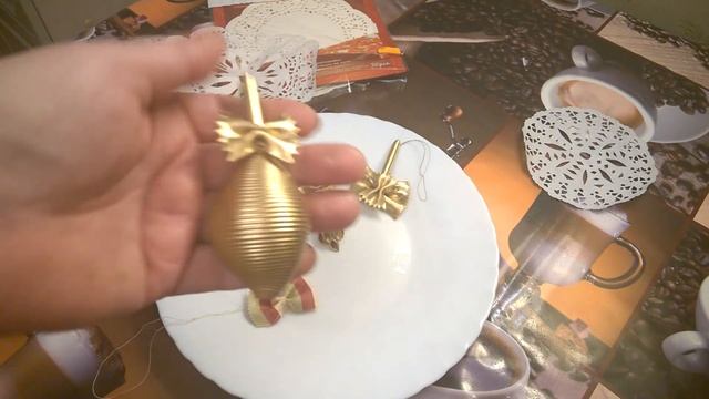 новогодние игрушки на ёлку из макарон смотреть онлайн