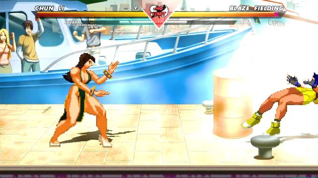 CHUN LI VS BLAZE FIELDING | EPIC M.U.G.E.N BATTLE.