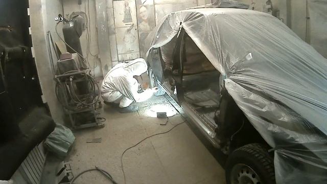 Приора. Замена порогов и ремонт днища