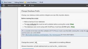 WordPress: How To - WP Security Scan