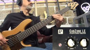 A+ CabZone LE Shift Line cab simulator on bass / no talking demo