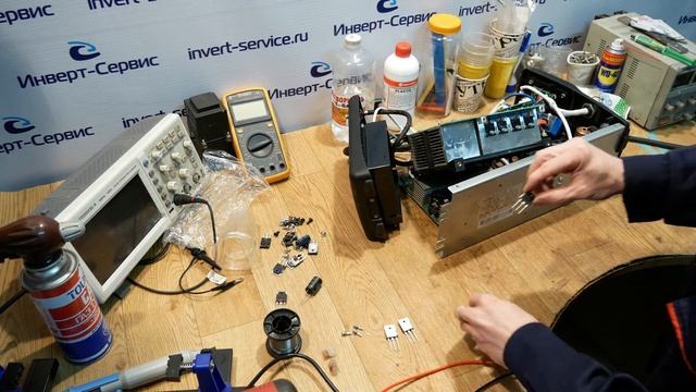 Ремонт Grovers WSME 200E Pulse AC/DC. Хет-трик! 3 платы из 4. смотреть онлайн