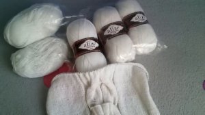 Что я вяжу сейчас.... Обзор пряжи Alize Lana Gold Fine...Вязание спицами..