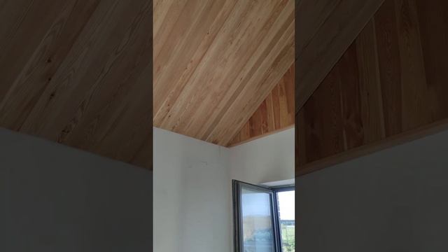 Шикарный потолок из лиственницы смотреть онлайн