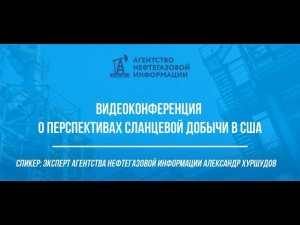 Видеоконференция о перспективах сланцевой добычи в США