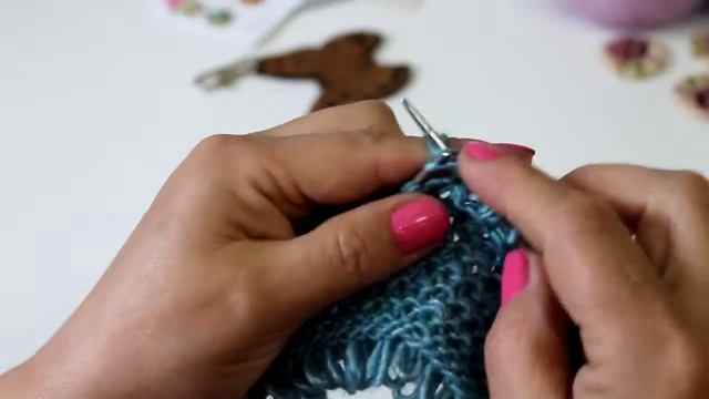 Узор "бахрома" спицами смотреть онлайн