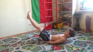 Тренировка дома.Тренировка мышц пресса для школьников на карантине).