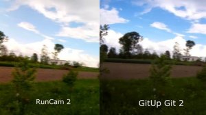 Сравнение видео RunCam 2 vs Xiaomi Yi vs GitUp Git 2