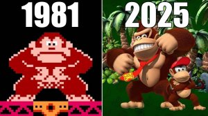 Эволюция серии игр  Donkey Kong [1981-2025]