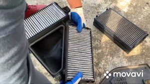 Замена фильтра обогревателя салона BMW E 70 - BMW X5 E 70 cabin heater filter replacement