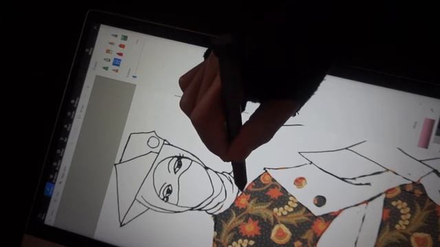 Fashion Design tutorial  1 with batik combination by Mubarokah смотреть онлайн