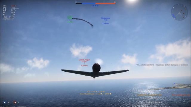 War Thunder: P-36A Hawk Amazing Wingman Team Play смотреть онлайн