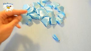 ЧАЙНАЯ РОЗА из атласной ленты/ Цветы из Лент КАНЗАШИ
