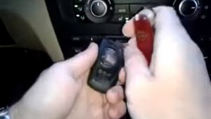 Замена батарейки в ключе F25