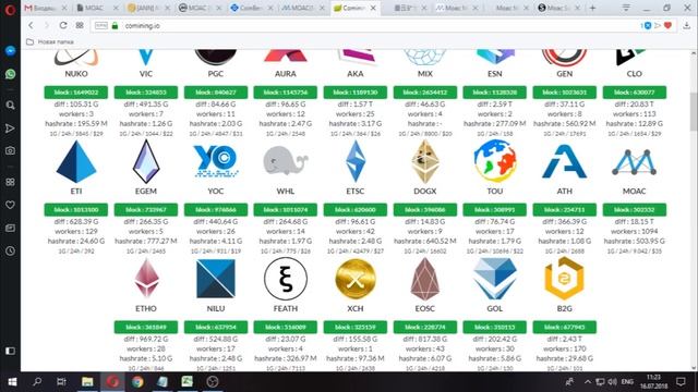 MOAC coin. Где и как добывать