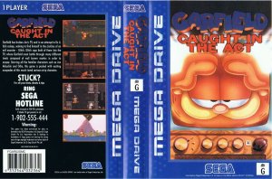 Прохождение игры  Garfield Caught in the Act  SEGA