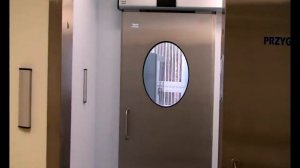 Привод автоматической распашной двери