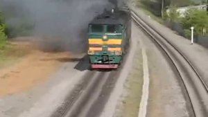 2ТЭ10М в Москве, МКЖД\2TE10M in Moscow MKZD