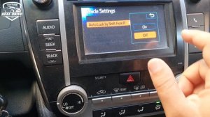 Режим автоматического закрывания дверей на Тойота Камри 50 - Autolock by speed Toyota Camry 50