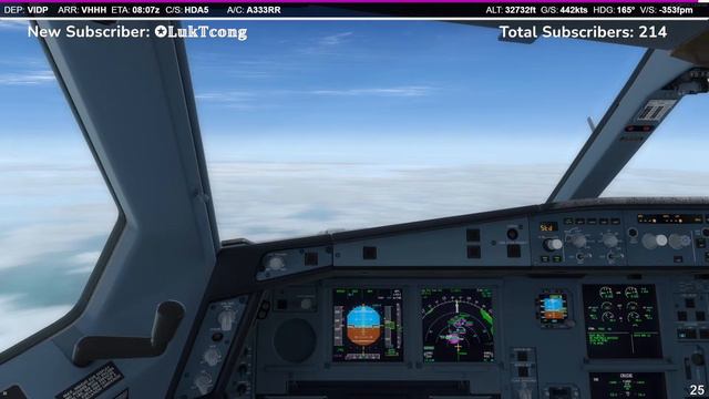 P3D v4.5 | Dragon 5 | New Delhi - Hong Kong | VATSIM Split Stream | Hong Kong Arrivals смотреть онлайн