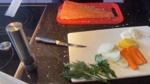 Лосось очень вкусно приготовленный. По способу «Сувит »#рыба #сувид