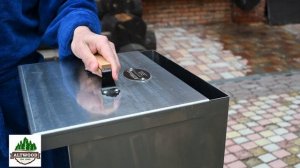 Печь для подогрева бассейна и купели на дровах | Нержавеющая сталь,  мощность до 65 кВт