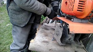 мототяпка Вжик правильная регулировка окучника или плоскореза