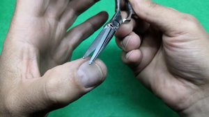 Ножницы парикмахерские SUNTACHI после переточки.