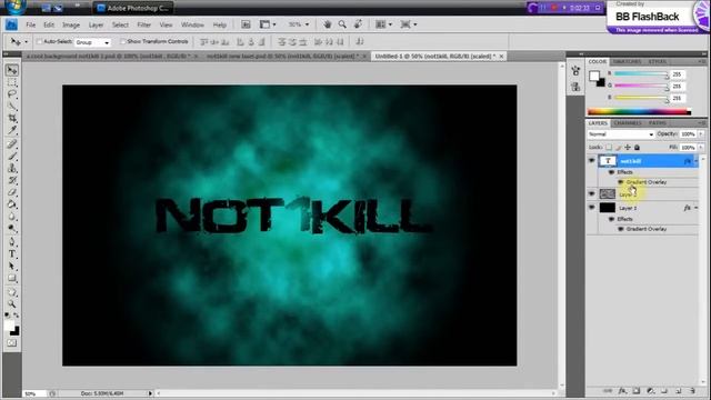How to make a cool logo in Photoshop CS4 extended смотреть онлайн