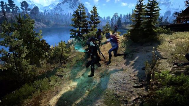 The Witcher 3 - modded freeroam gameplay смотреть онлайн