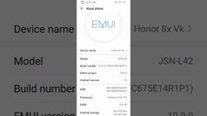 #Honor 8x update #emui 10#android 10