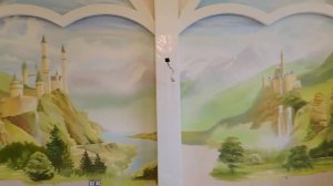 Детская фреска, ручная работа