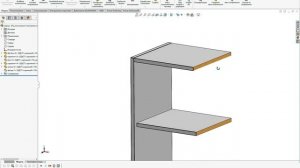 solidworks. Кромление мебельного корпуса.