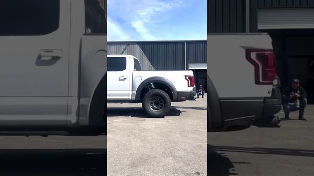 Ford Raptor F150 fox suspension shocks drop test #suspension #2023 #vairalvideo #automobile #ford