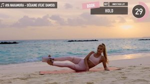 10 MIN INNER THIGH with Book - Floor Workout, Knee Friendly / slow but burns like fire I Pamela Rei