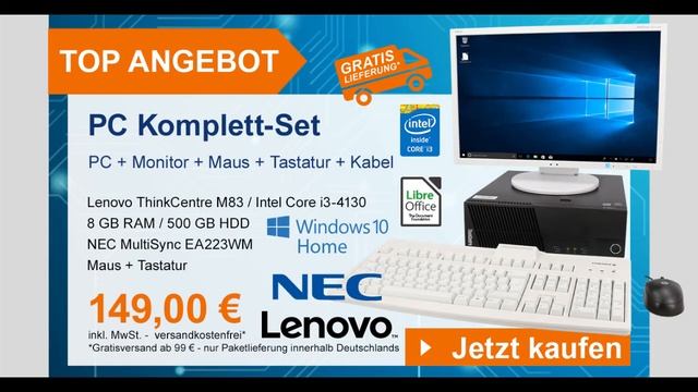 PCs für 150 EUR! Gibt es bei ITSCO смотреть онлайн