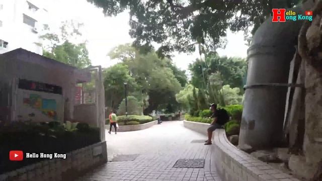 [4K] Wanchai Park Hong Kong