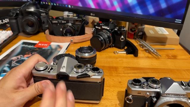 Subtle Olympus OM-1 Film Camera Revision Differences