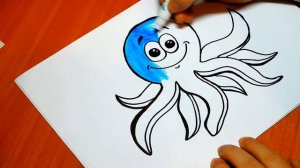 Как нарисовать осьминога / How to draw a octopus