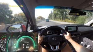 2018 Santa Fe 2.4 GDi, расход топлива - КлаксонТВ