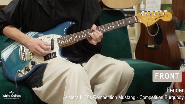White Guitars - Fender / Vintera II ’70s Competition Mustang - Competition Burgundy смотреть онлайн