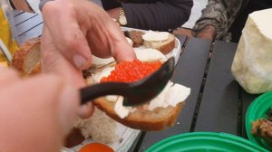 008 Камчатка, река Большая, икра пятиминутка, вкуснее ее просто нет, потому что без консервантов!