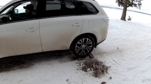 Тест полного привода Mitsubishi Outlander (2013г.в.) на роликах - test on rollers
