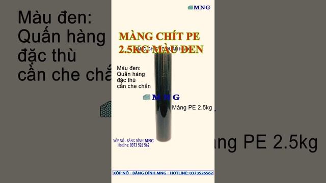 Màng chít PE 2.5Kg màu đen |MNG 0373526562| смотреть онлайн