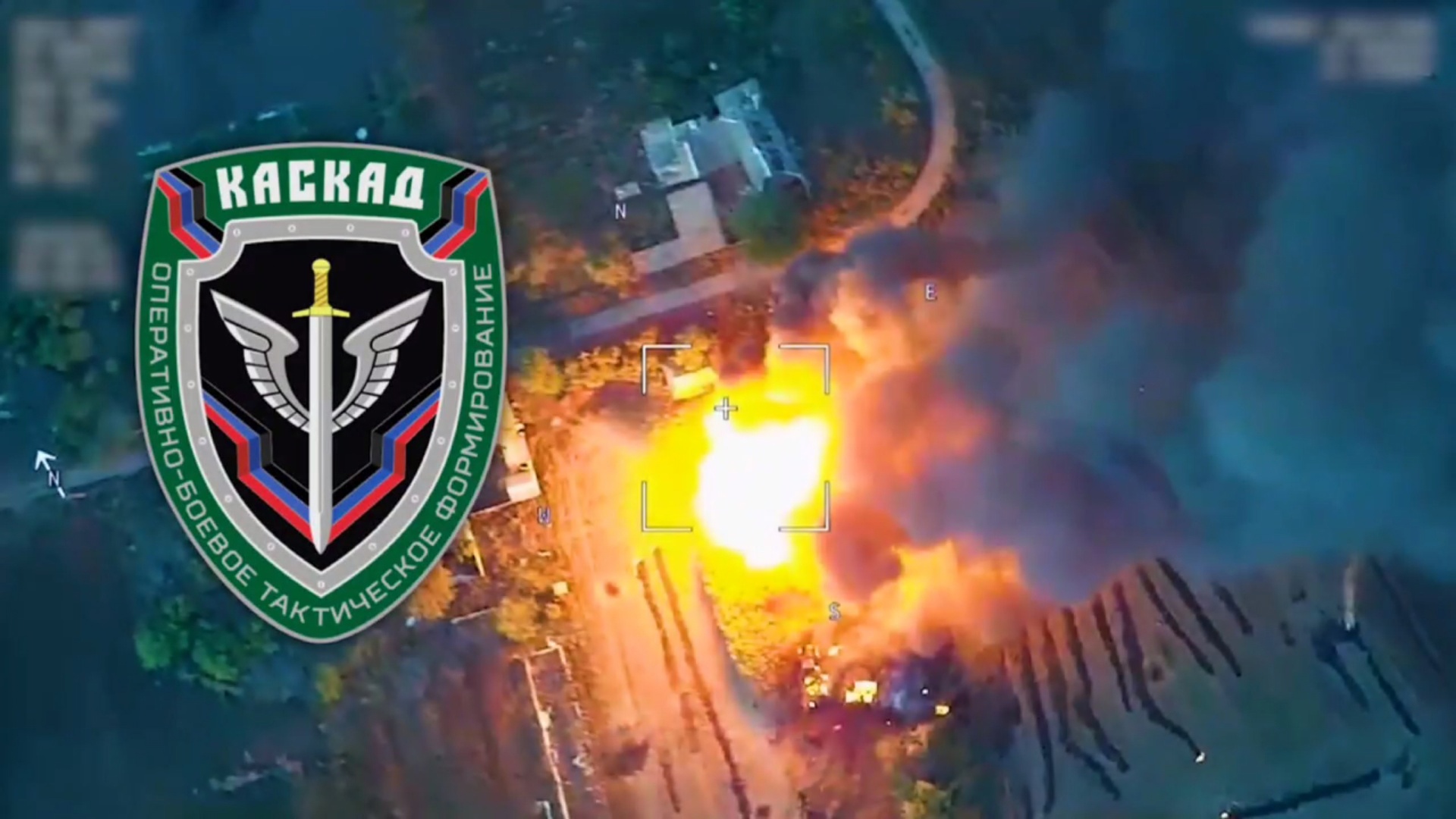 Военнослужащие ОБТФ ДНР «Каскад» уничтожают грузовики националистов с боеприпасами